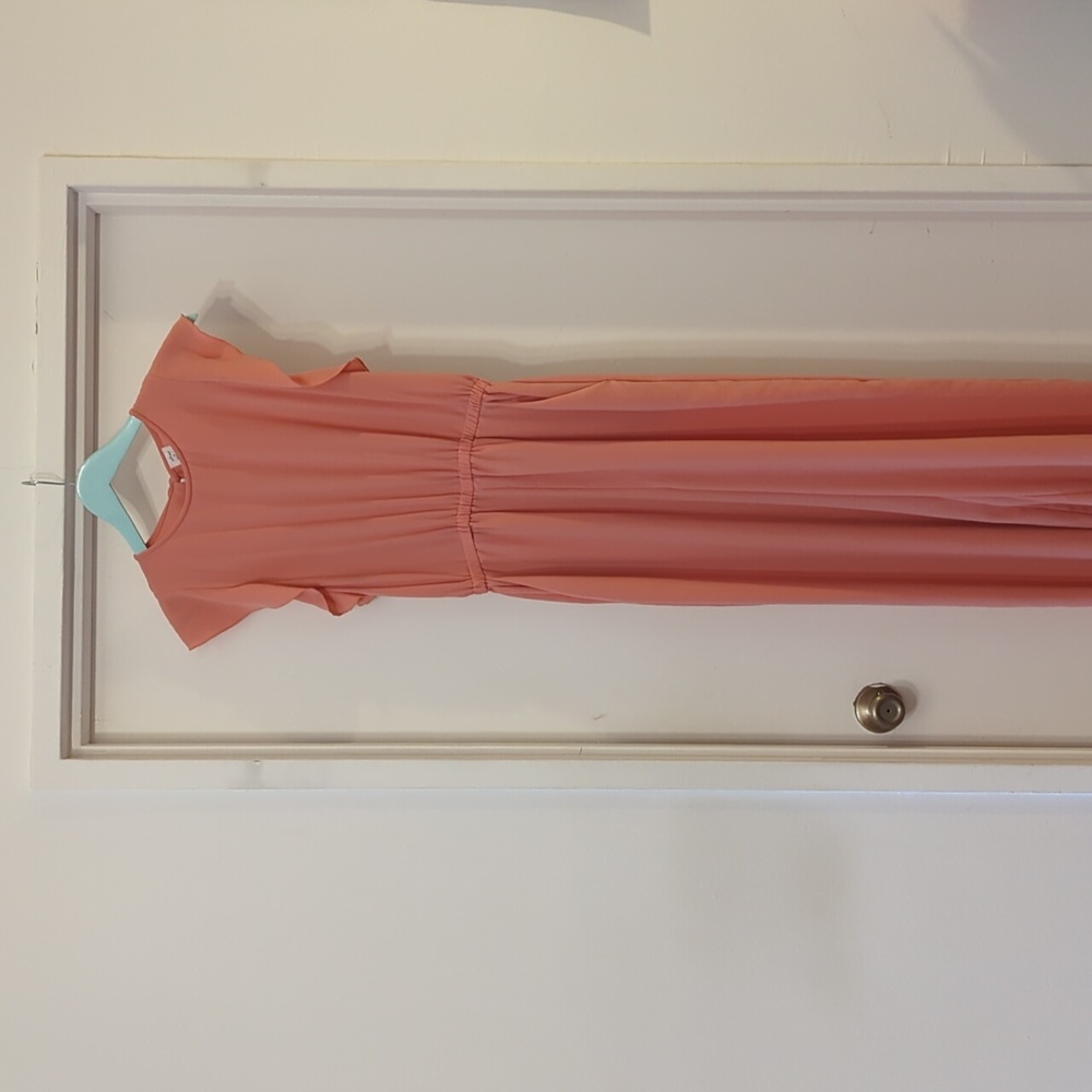 Aritzia Wilfred Jumpsuit With Flutter Sleeves M P… - image 1